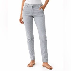 Gap Skinny Mini Striped Blue & White Pants